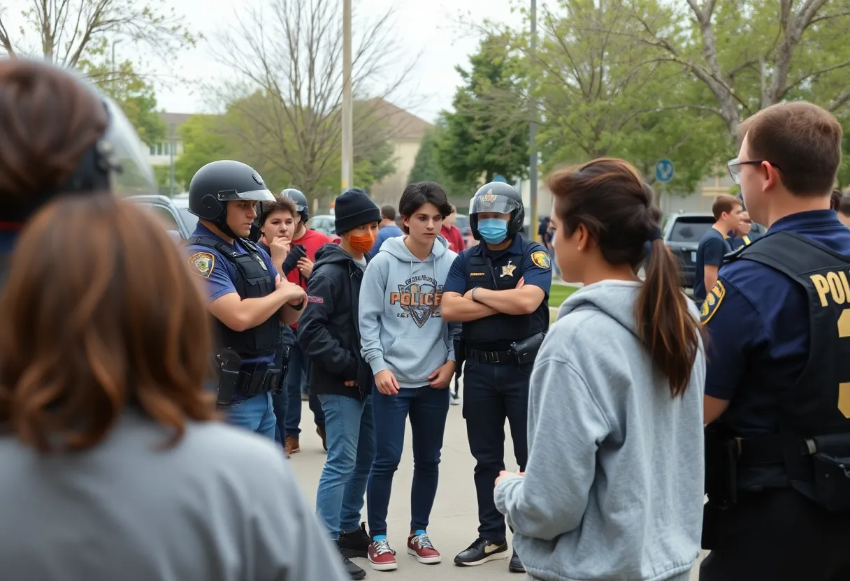 Scene of law enforcement at Hilton Head Island