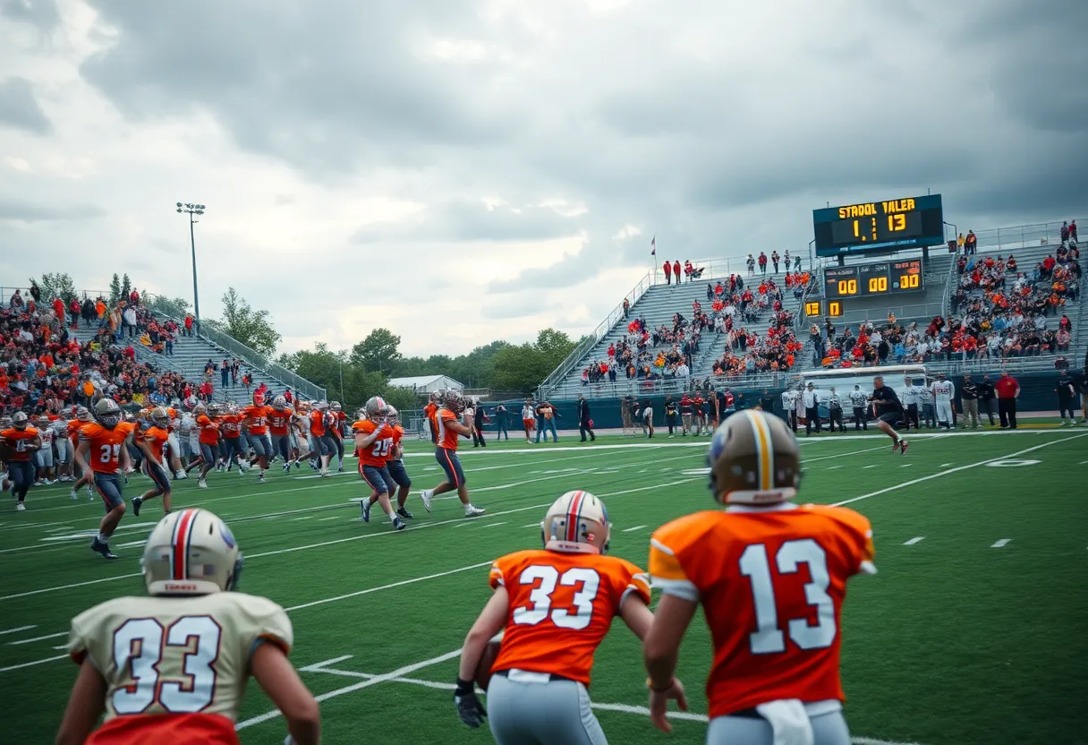 Hilton Head Island Seahawks football game action