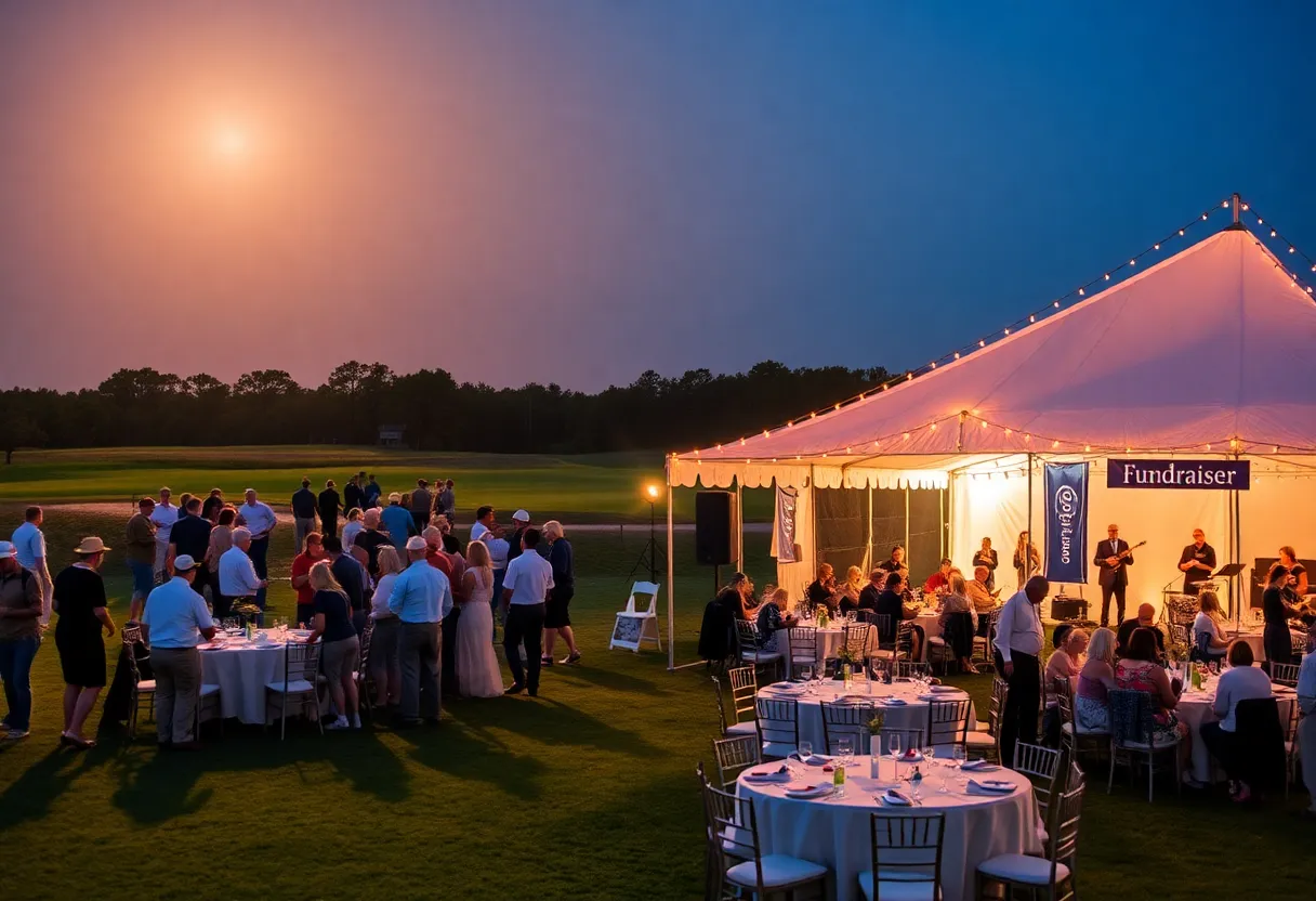 Community members at Bluffton golf tournament and gala raising funds for a children's hospital