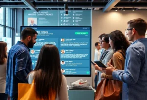 Website showcasing customer reviews for digital marketing