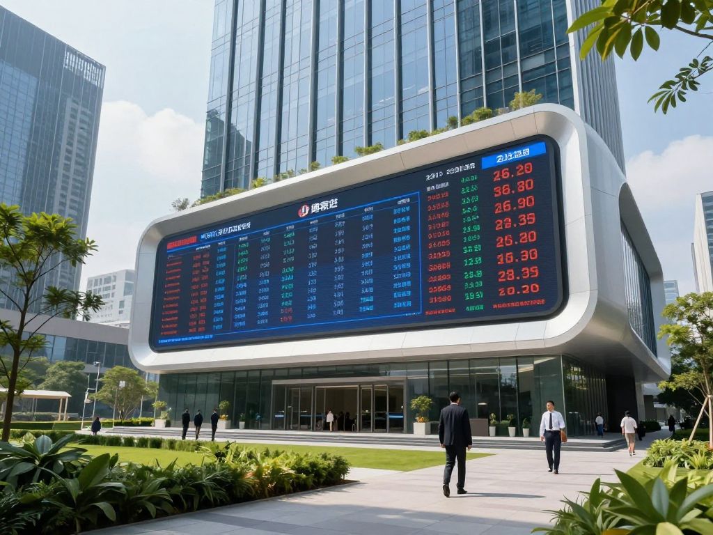 Corporate office building symbolizing a public listing announcement