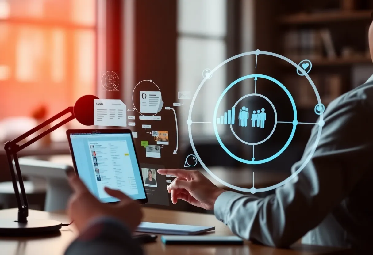 An illustration of a marketer using behavioral targeting strategies.