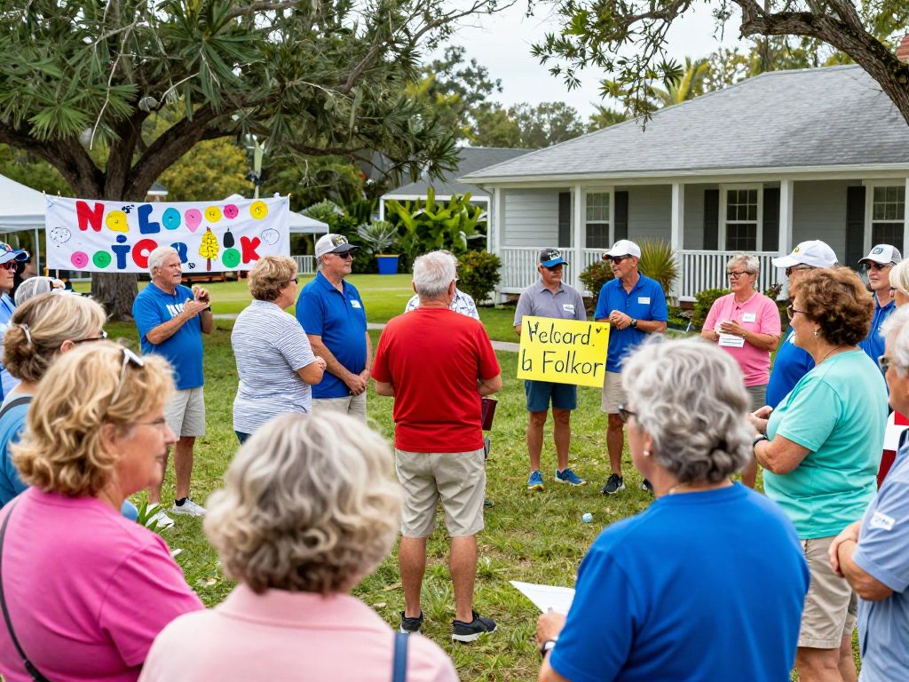 Residents of Hilton Head Island rallying together to support a local family in need.