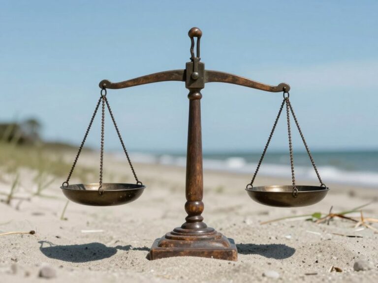 Abstract representation of justice and resilience related to Hilton Head Island.