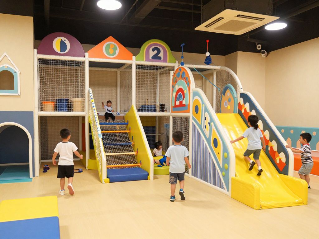 Children enjoying playtime at Palmetto Playhouse in Beaufort, SC.