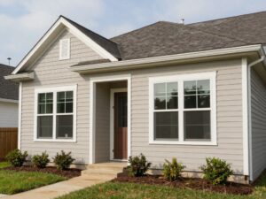 Newly installed siding and windows by Titan Siding & Window