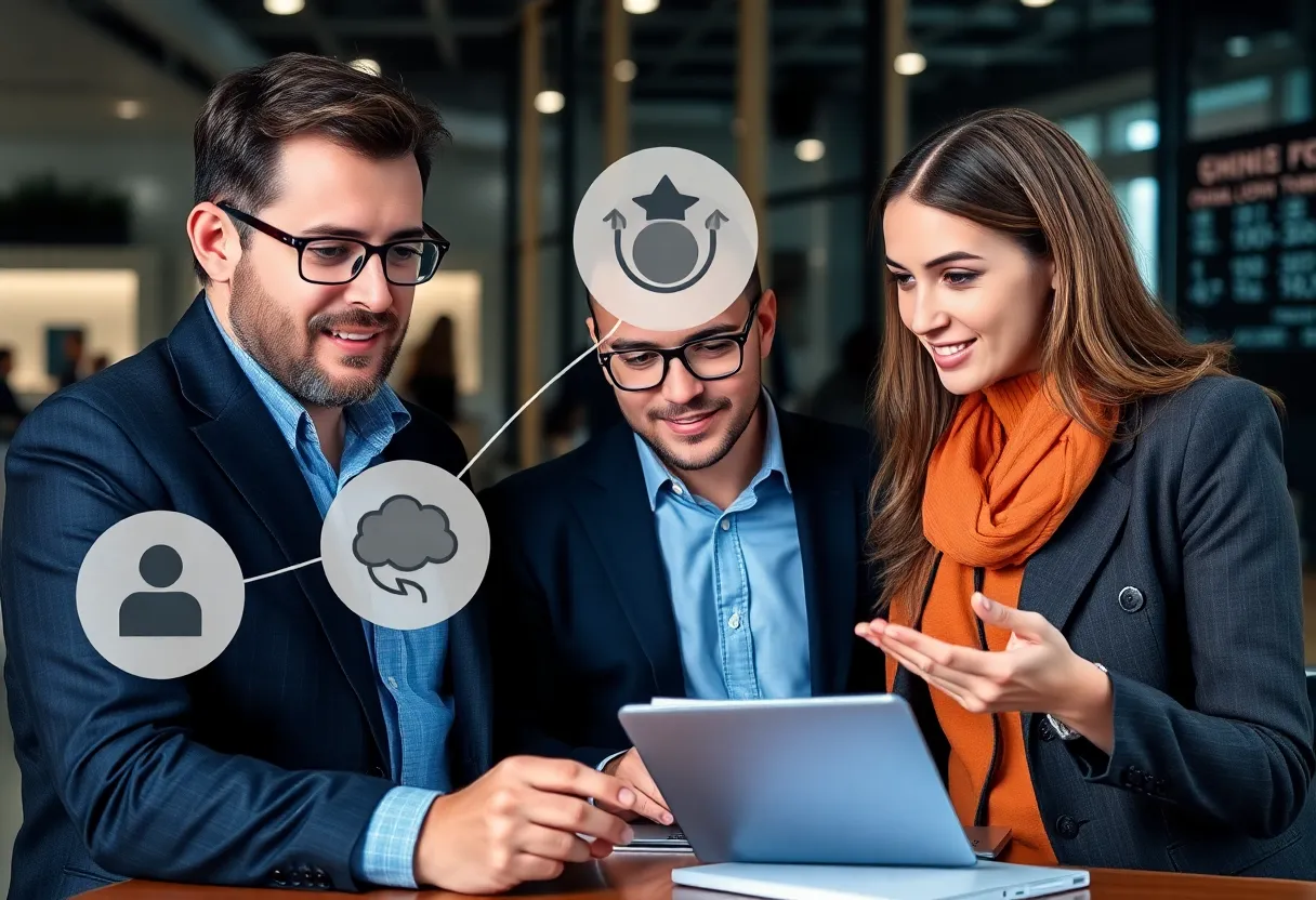 A marketing expert using behavioral psychology concepts