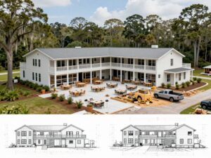 Renovation of Hampton Hall clubhouse in Bluffton SC