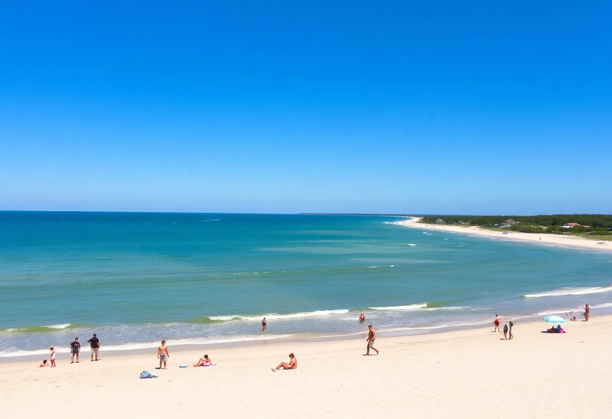 Clear skies and pleasant weather on Hilton Head Island