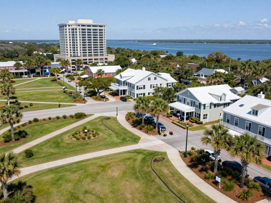 A picturesque view of Hilton Head Island illustrating a sustainable business environment.