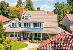 A house showcasing different roofing upgrades.