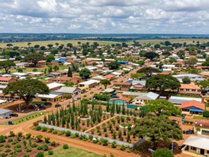 Beautiful landscape of Savannah with well-maintained gardens and greenery.