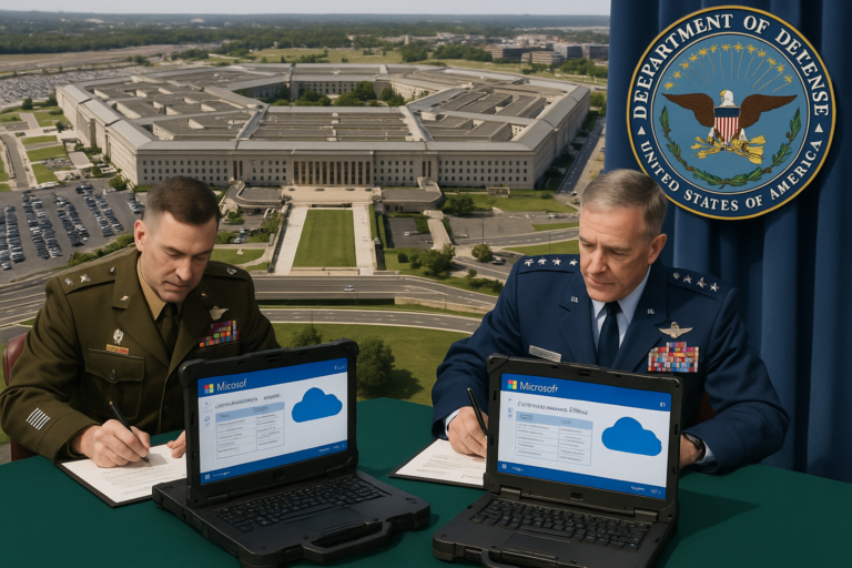 Pentagon Awards $9.7 Billion Contract for Microsoft Software Consolidation