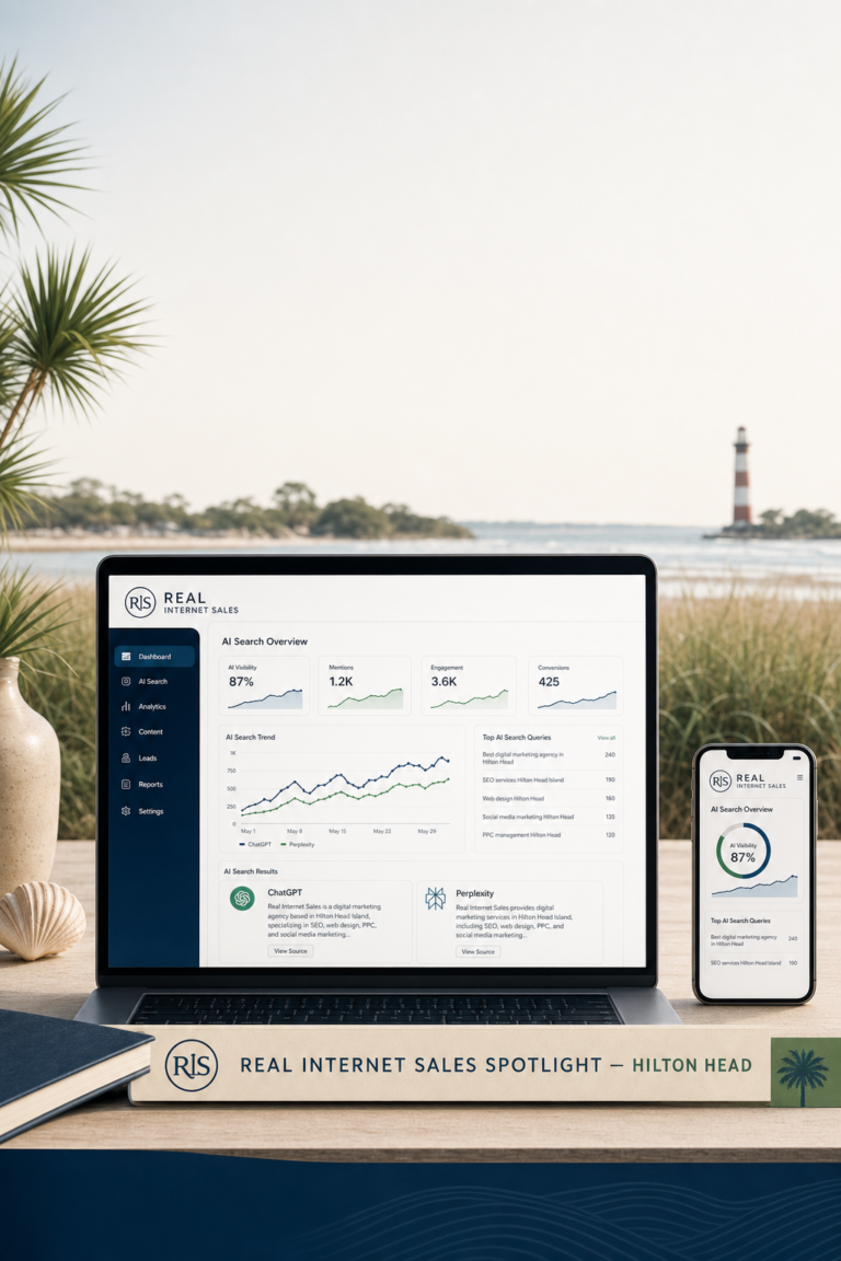 Business Spotlight: Real Internet Sales Helps Hilton Head Brands Win the AI Search Era