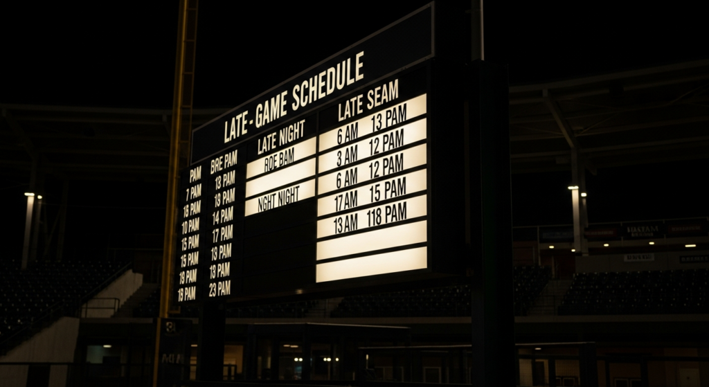 Late-Night MLB Action Extends Viewing for Hilton Head Island Baseball Fans