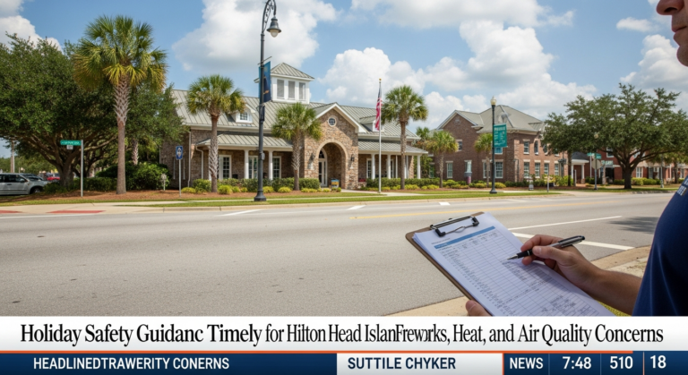 Holiday Safety Guidance Timely for Hilton Head Island Amid Fireworks, Heat, and Air Quality Concerns