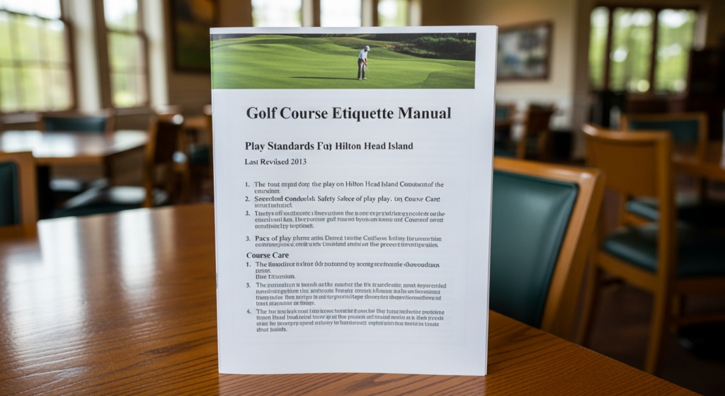 Golf Course Etiquette Manual Outlines Standards for Play on Hilton Head Island Courses