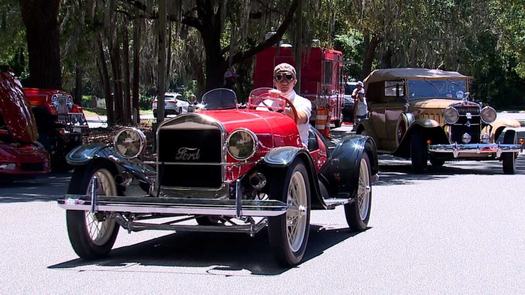 Cars at a Hilton Head charity car show